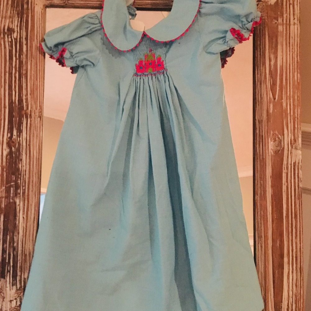 Sand Castle Smocked Dress